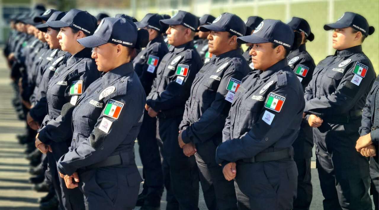 Fortalecen las filas de la Policía Morelos: 118 hombres y mujeres se gradúan de la Academia Estatal de Estudios Superiores en Seguridad