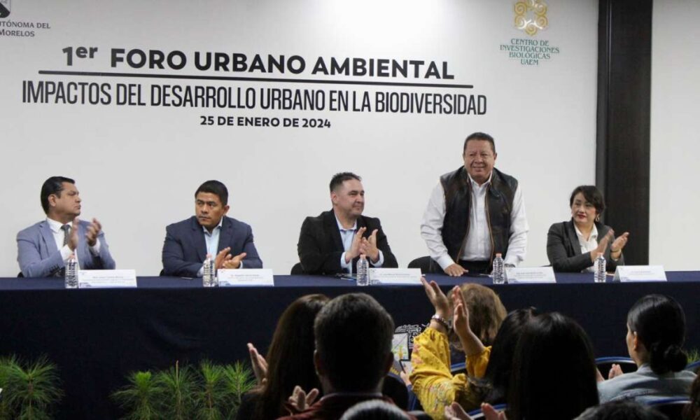 Reconoce Secretaría de Desarrollo Sustentable labor de las biólogas y biólogos durante el 1.er Foro Urbano Ambiental realizado en la UAEM