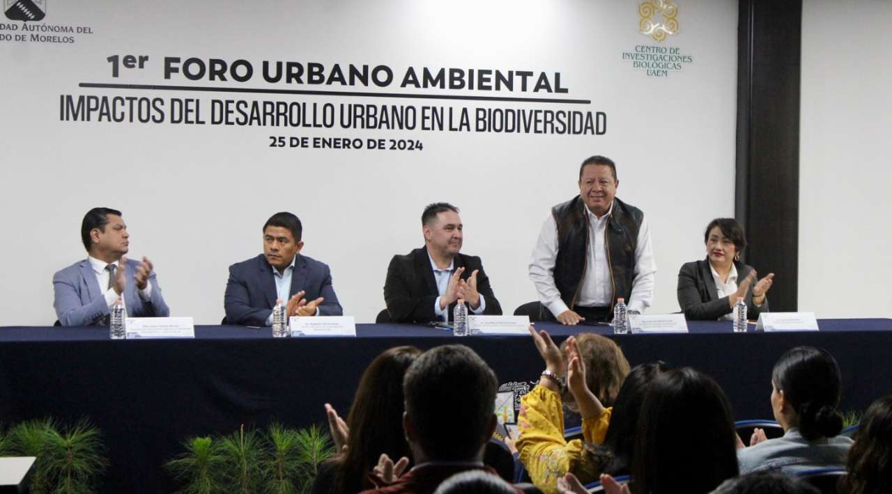 Reconoce Secretaría de Desarrollo Sustentable labor de las biólogas y biólogos durante el 1.er Foro Urbano Ambiental realizado en la UAEM