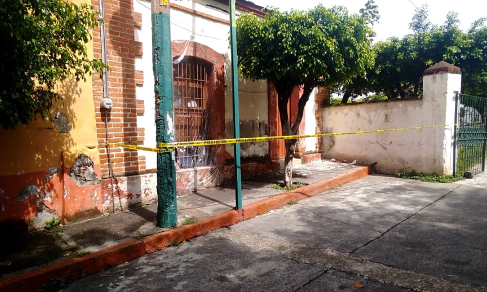 El Departamento de Protección Civil de Cuautla, detectó cinco bardas e inmuebles en el centro histórico en riesgo de derrumbe