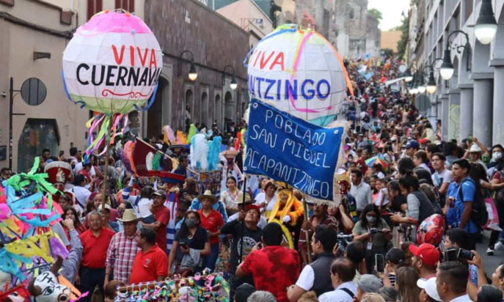 Con la asistencia de más mil visitantes regresa el carnaval de Cuernavaca después de 50 años