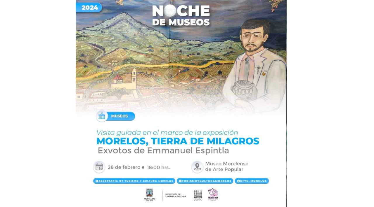 Invita la STyC a la noche de museos que se llevará a cabo este miércoles último del mes de febrero