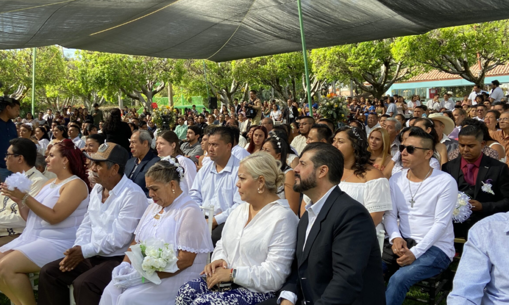 Parejas de Temixco unieron sus vidas este 14 de febrero