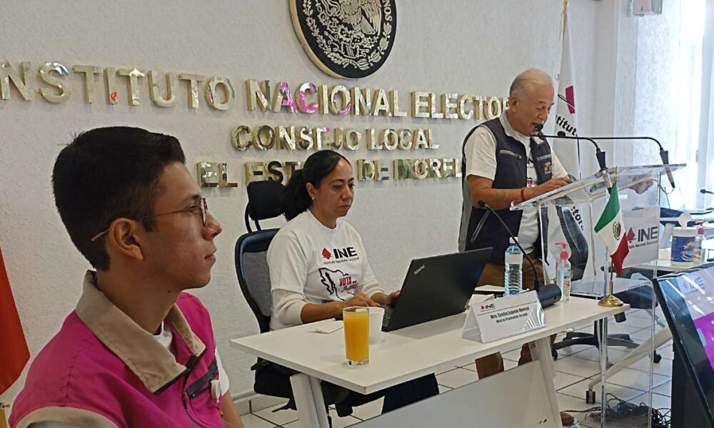 Avanza convocatoria Electoral en Morelos: Más del 30% de Funcionarios de Casilla notificados