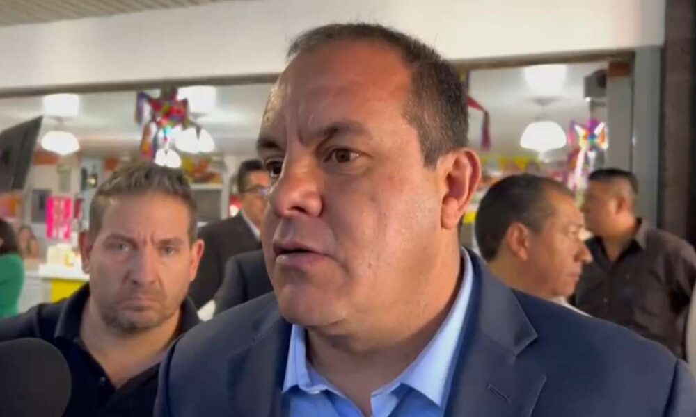 Afirma el gobernador Cuauhtémoc Blanco Bravo que aún sigue en análisis si se separará del cargo para ir por una diputación federal