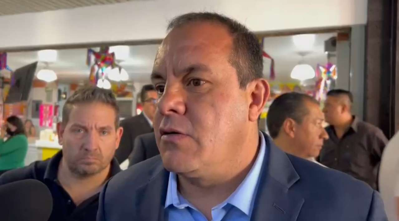 Afirma el gobernador Cuauhtémoc Blanco Bravo que aún sigue en análisis si se separará del cargo para ir por una diputación federal