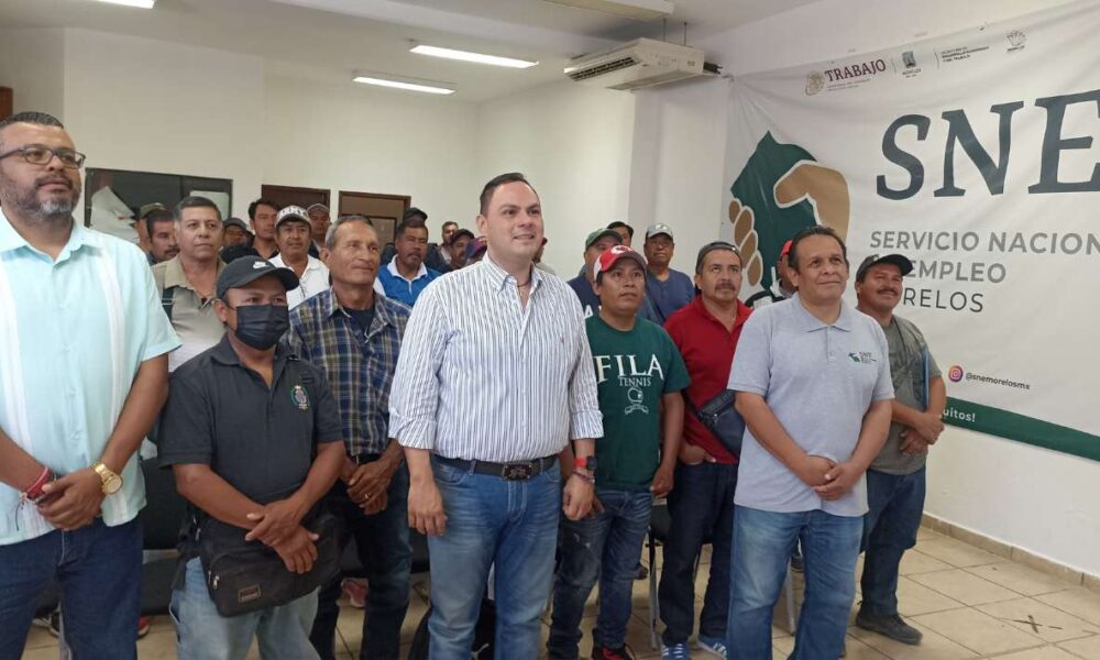 Parten 50 trabajadores jornaleros agrícolas de Morelos hacia Canadá en busca de oportunidades laborales