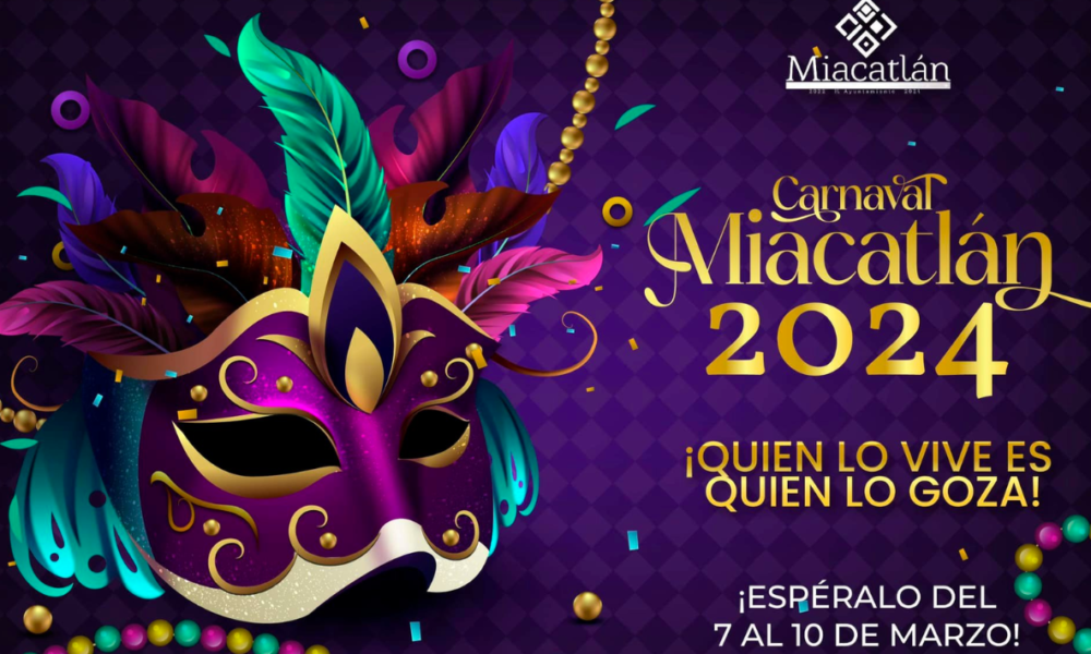 Durante el carnaval de Miacatlán del 7 al 10 de marzo se espera una afluencia de 20 mil visitantes