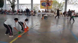 Competencia de Dodgeball en la Escuela Primaria Lázaro Cárdenas de Acatlipa: Equipos Femenil y Varonil Listos para la Etapa Estatal