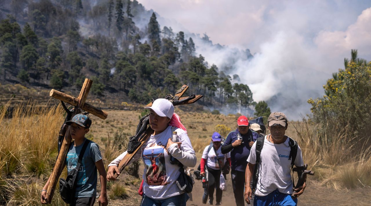 Implementan la Policía Vial operativo para salvaguarda de los peregrinos que cruzan la capilla del estado con dirección a Chalma