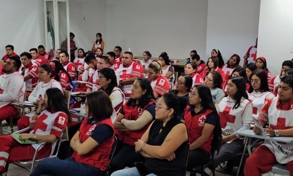 La Fiscalía de Delitos de Alto Impacto capacitó a 150 socorristas de la Delegación de Cruz Roja Morelos, en prevención de la extorsión