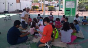 Participan estudiantes de Huitzilac en talleres del Centro Cultural Infantil La Vecindad