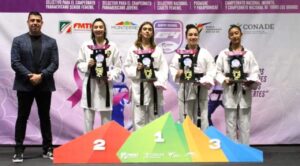 Asegura su lugar en la selección mexicana de taekwondo Zaira Paulina Salgado Landa