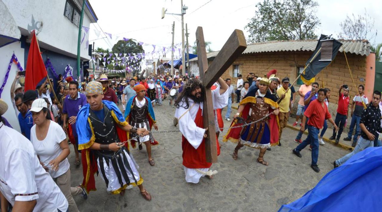 Ocotepec está listo para la representación del viacrucis, se espera una asistencia de 10 mil personas