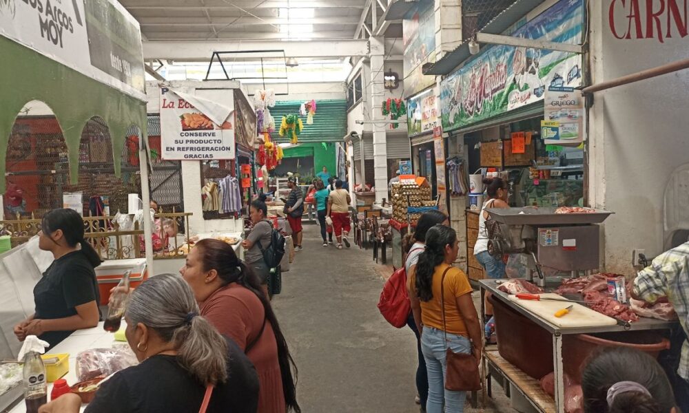 Comerciantes del mercado Puente de Ixtla señalan que la recuperación económica va lenta en esta nave comercial