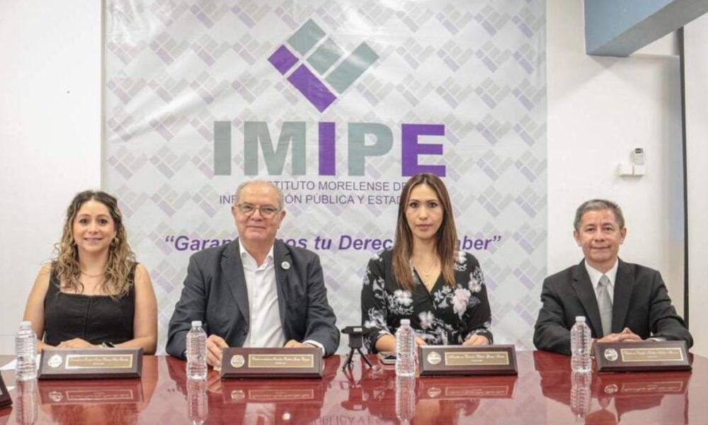 Capacitará el Instituto Morelense de Información Pública y Estadística (IMIPE) a municipios para el proceso de entrega-recepción.