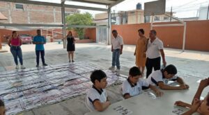 Estudiantes de nivel básico aprenden la historia de Zacatepec a través de juegos lúdicos