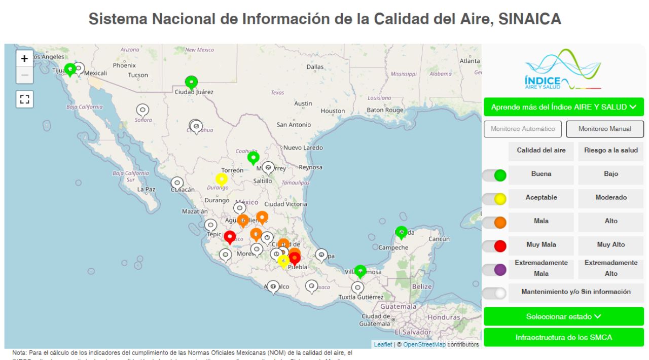 Suma Cuernavaca cuatro días con mala calidad del aire; sugieren autoridades de salud evitar actividades al aire libre