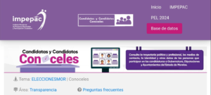 Conoce a tus candidatos: IMPEPAC lanza plataforma de transparencia electoral en Morelos