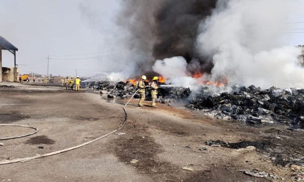 Incendio en recicladora Greenback: Sin daños personales en relleno sanitario