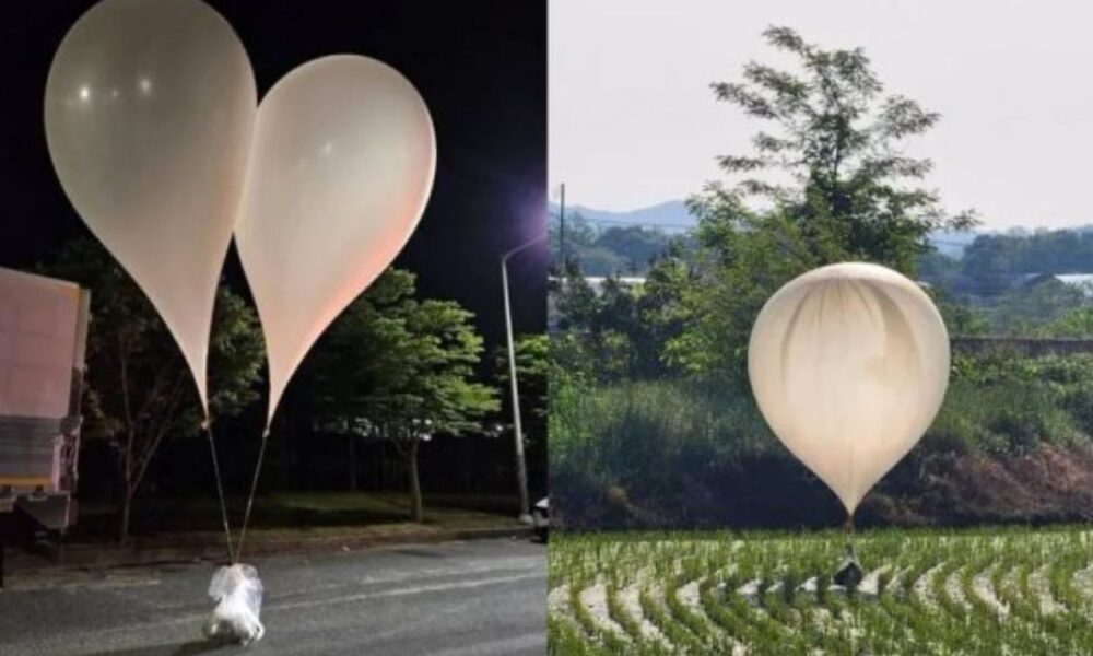 Corea del Norte dejará de enviar globos cargados con basura a Corea del Sur