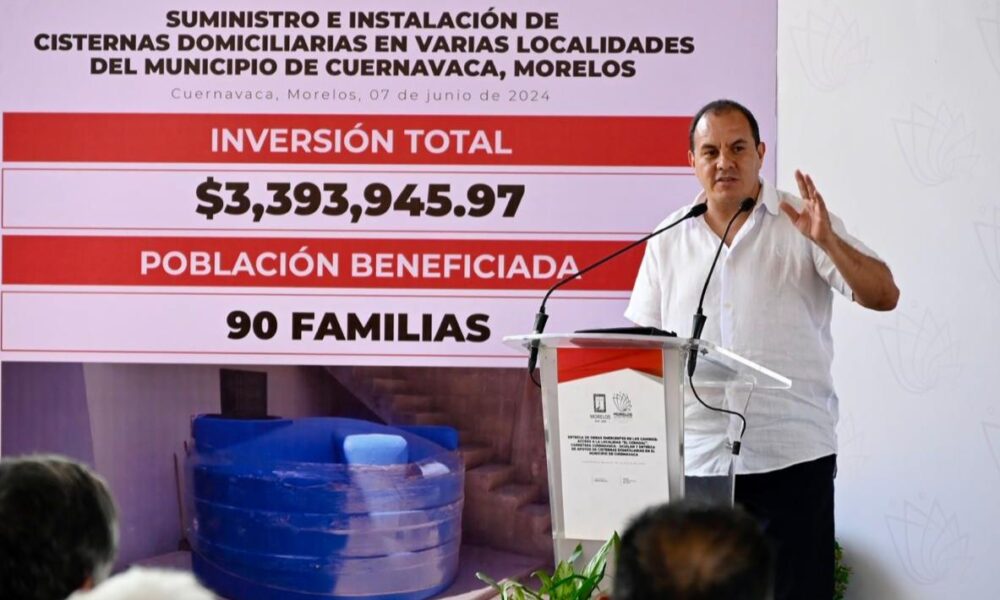 Encabeza gobernador Cuauhtémoc Blanco entrega de obras emergentes y apoyos en Buenavista del Monte