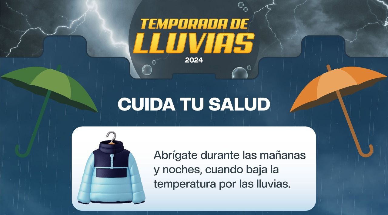 Servicios de Salud de Morelos emite recomendaciones para residentes en zonas de riesgo por lluvias e inundaciones