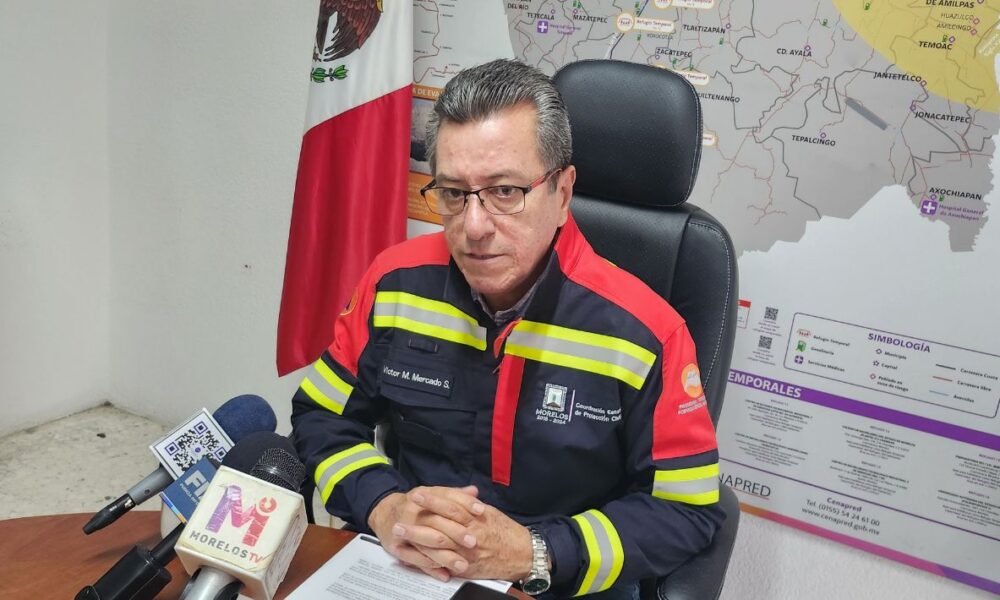 Continuarán lluvias en Morelos hasta el jueves, informa Protección Civil