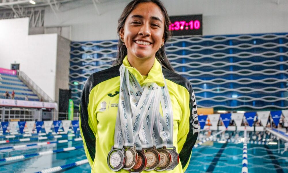 Paulina Susej Brilla con Seis Medallas en Competencia Nacional de Natación