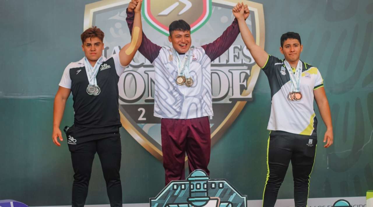 Irving Sebastián Betancourt Manrique conquista tres medallas de bronce en los Juegos Nacionales CONADE 2024