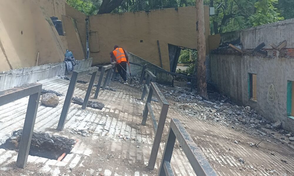 Avanzan las obras de mejoramiento de la trota pista, del Parque Estatal Barranca Chapultepec