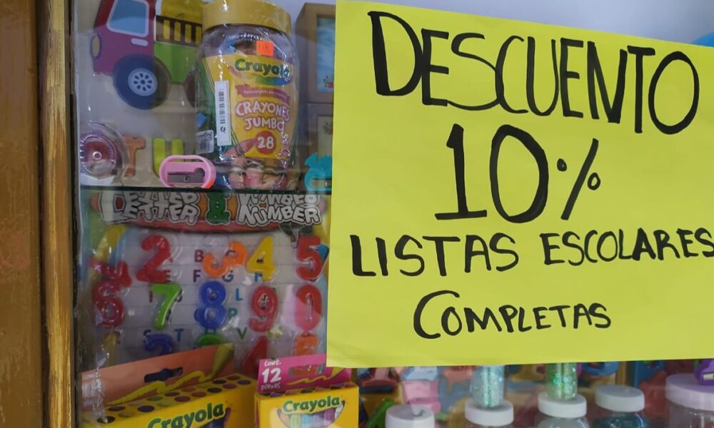  Incrementan las ventas de útiles escolares