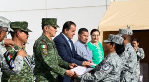 Reconoce Mesa de Coordinación Estatal para la Construcción de Paz y Seguridad a elementos de la Guardia Nacional destacamentados en Morelos