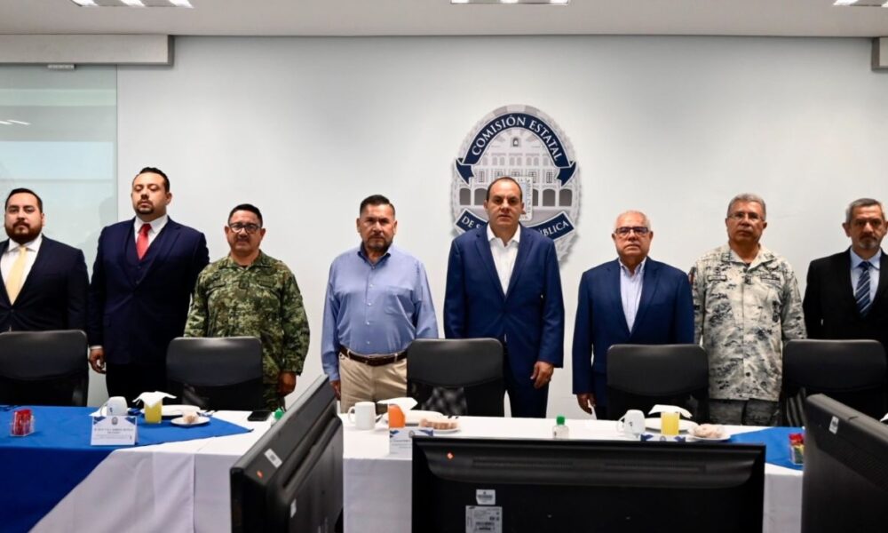 Gobernador Cuauhtémoc Blanco Encabeza Mesa de Coordinación para la Paz en Morelos