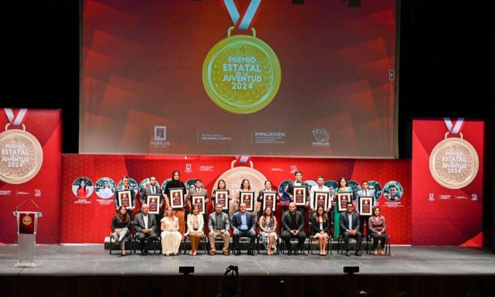 Entrega del Premio Estatal de la Juventud 2024 en Morelos