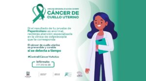 Refuerzan acciones contra el cáncer de cuello uterino en Morelos durante agosto