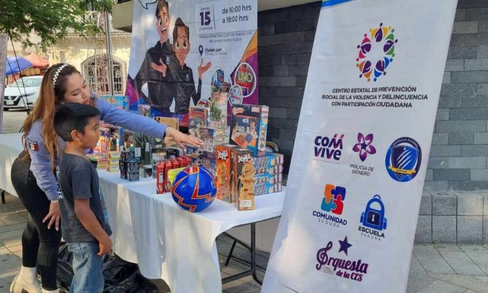 CES Morelos Promueve Canje de Juguetes Bélicos por Didácticos en Varios Municipios