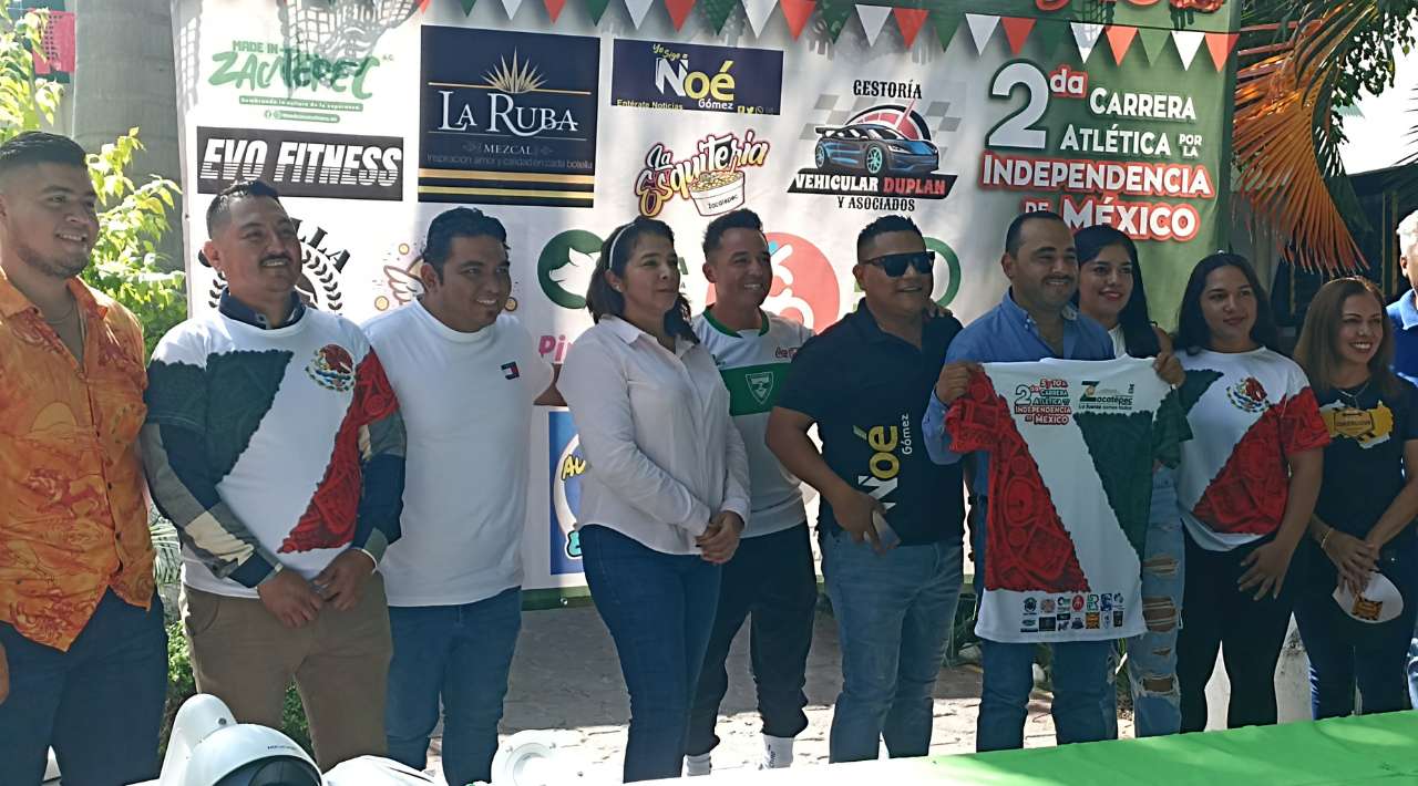 Zacatepec celebra la Segunda Carrera Atlética por la Independencia de México