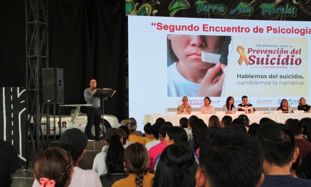 Más de 500 Trabajadores Participan en el Segundo Encuentro de Psicología para Fortalecer la Salud Mental en Morelos