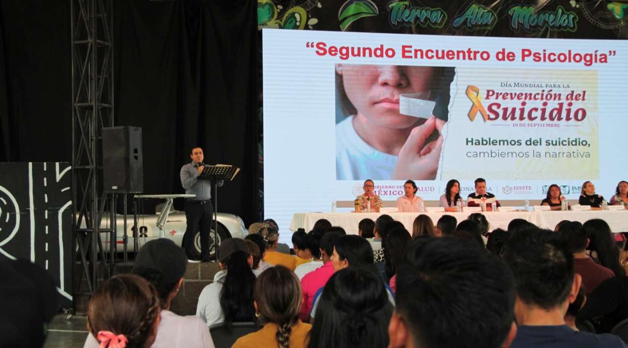 Más de 500 Trabajadores Participan en el Segundo Encuentro de Psicología para Fortalecer la Salud Mental en Morelos