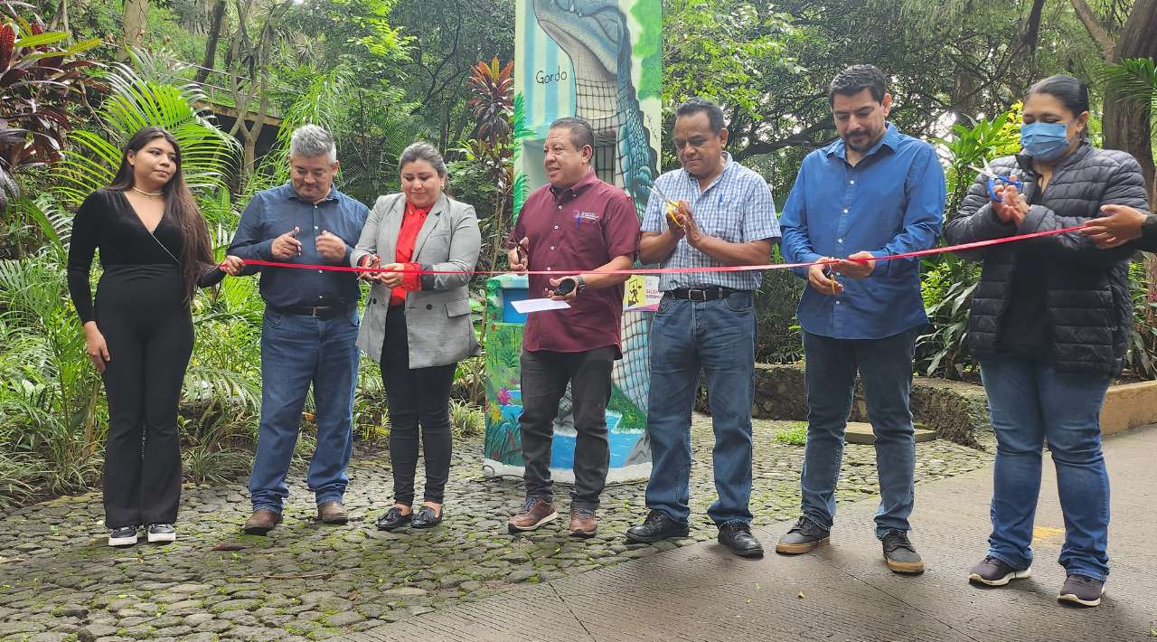 Inauguran tótems en el Parque Barranca Chapultepec para destacar la biodiversidad morelense