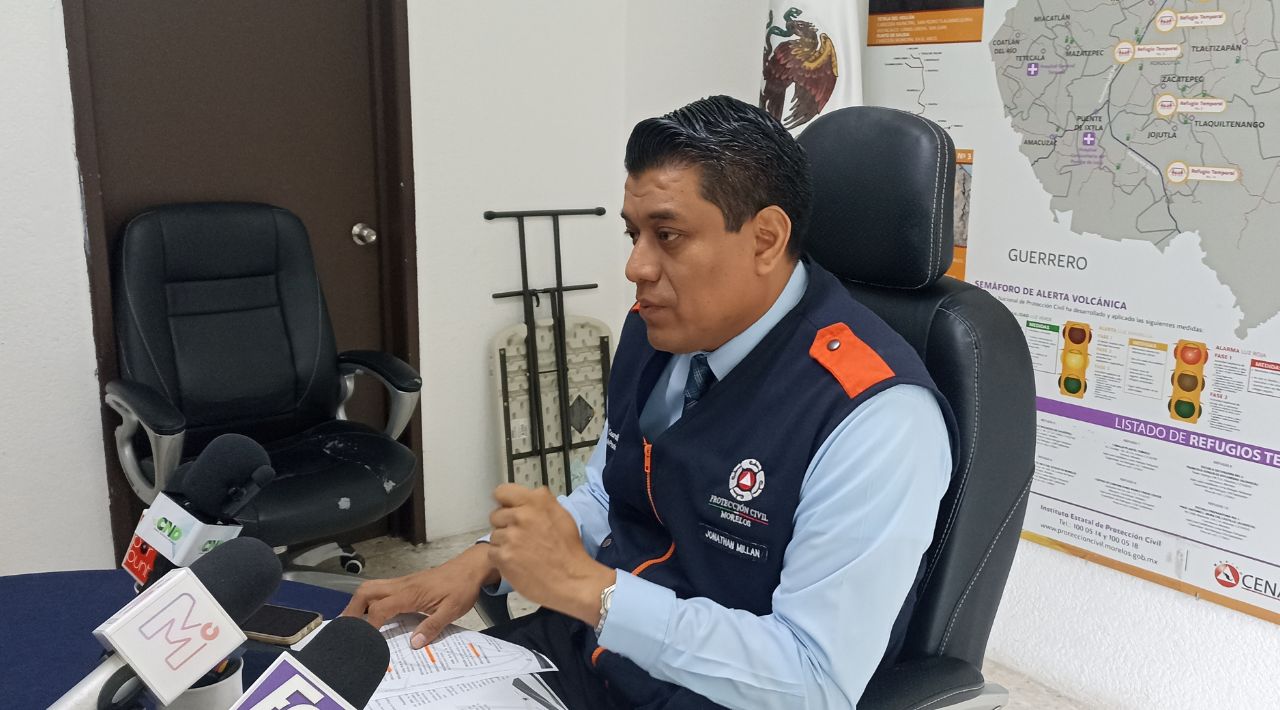 Protección Civil Morelos realiza labores de rescate tras desbordamiento del río Amacuzac