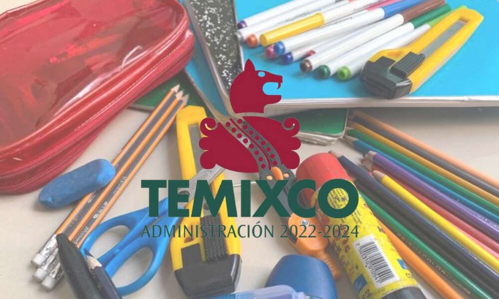 Gobierno de Temixco entrega útiles escolares a más de 11 mil estudiantes de primaria