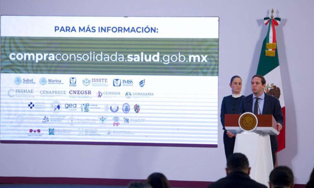 Claudia Sheinbaum Presenta Nuevo Modelo de Adquisición de Medicamentos para Garantizar Abasto en México