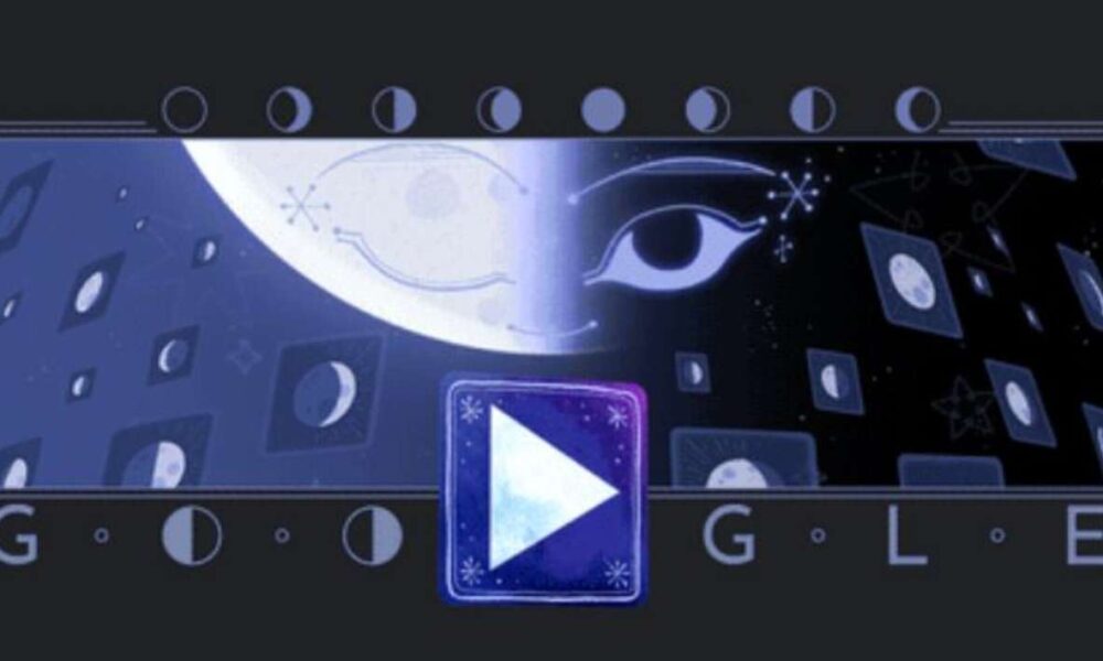 Google celebra la última media luna de octubre con un doodle interactivo educativo