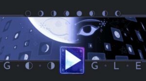 Google celebra la última media luna de octubre con un doodle interactivo educativo