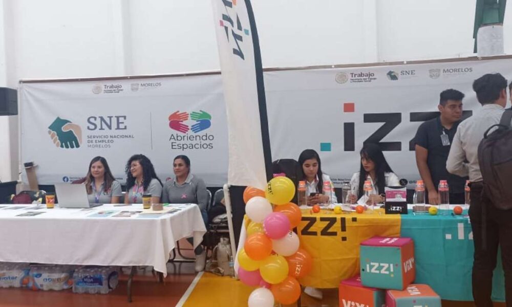 Éxito en la penúltima feria del empleo de 2024 en Morelos