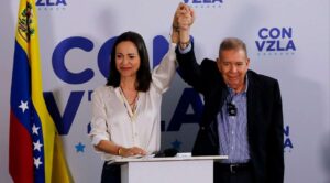 María Corina Machado y Edmundo González reciben el premio Sájarov de la UE