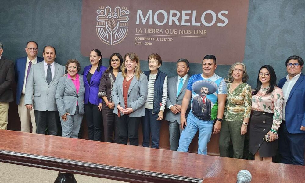 Gobernadora de Morelos lanza la plataforma “Migrantes en el Corazón” y anuncia becas para hijos de migrantes