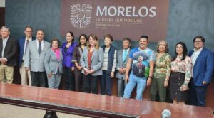 Gobernadora de Morelos lanza la plataforma “Migrantes en el Corazón” y anuncia becas para hijos de migrantes